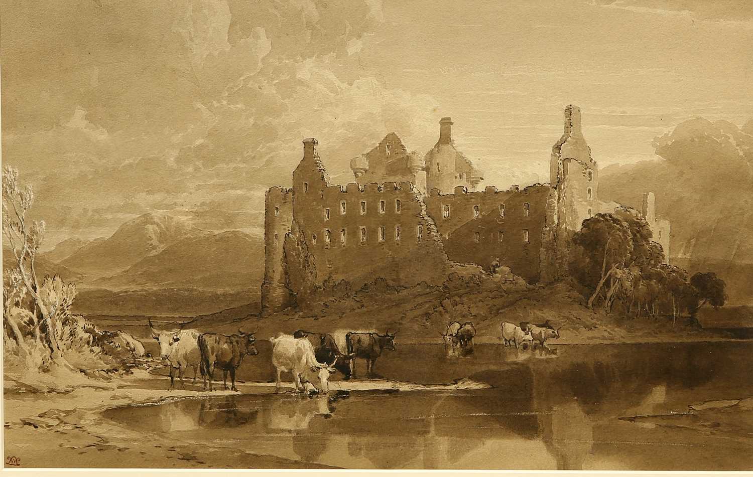 Tableau Toile - 'Une Vue De Parkland Au Crépuscule' D'après William Leighton Leitch