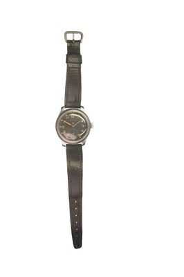 Lot 784 - A STEEL CYMA DIRTY DOZEN WATCH