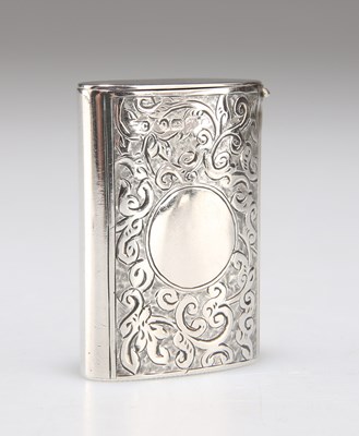 Lot 296 - A LATE VICTORIAN SILVER VESTA CASE