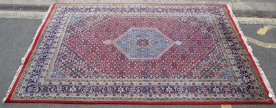 Lot 995 - AN INDIAN CARPET