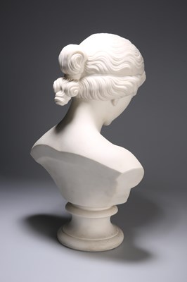 Lot 566 - A ROBINSON & LEADBEATER PARIAN BUST OF PSYCHE