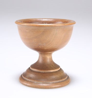 Lot 1419 - A 19TH CENTURY WALNUT SALT