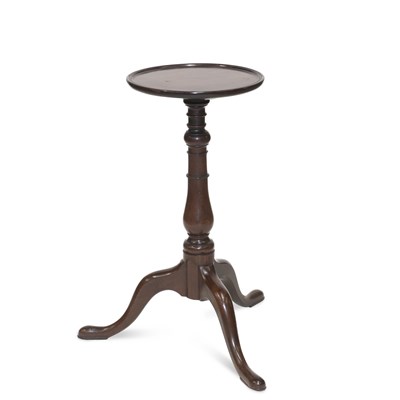 Lot 1179 - A WALNUT KETTLE STAND