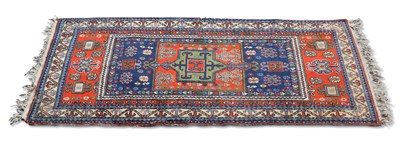 Lot 701 - A HAMADAN RUG